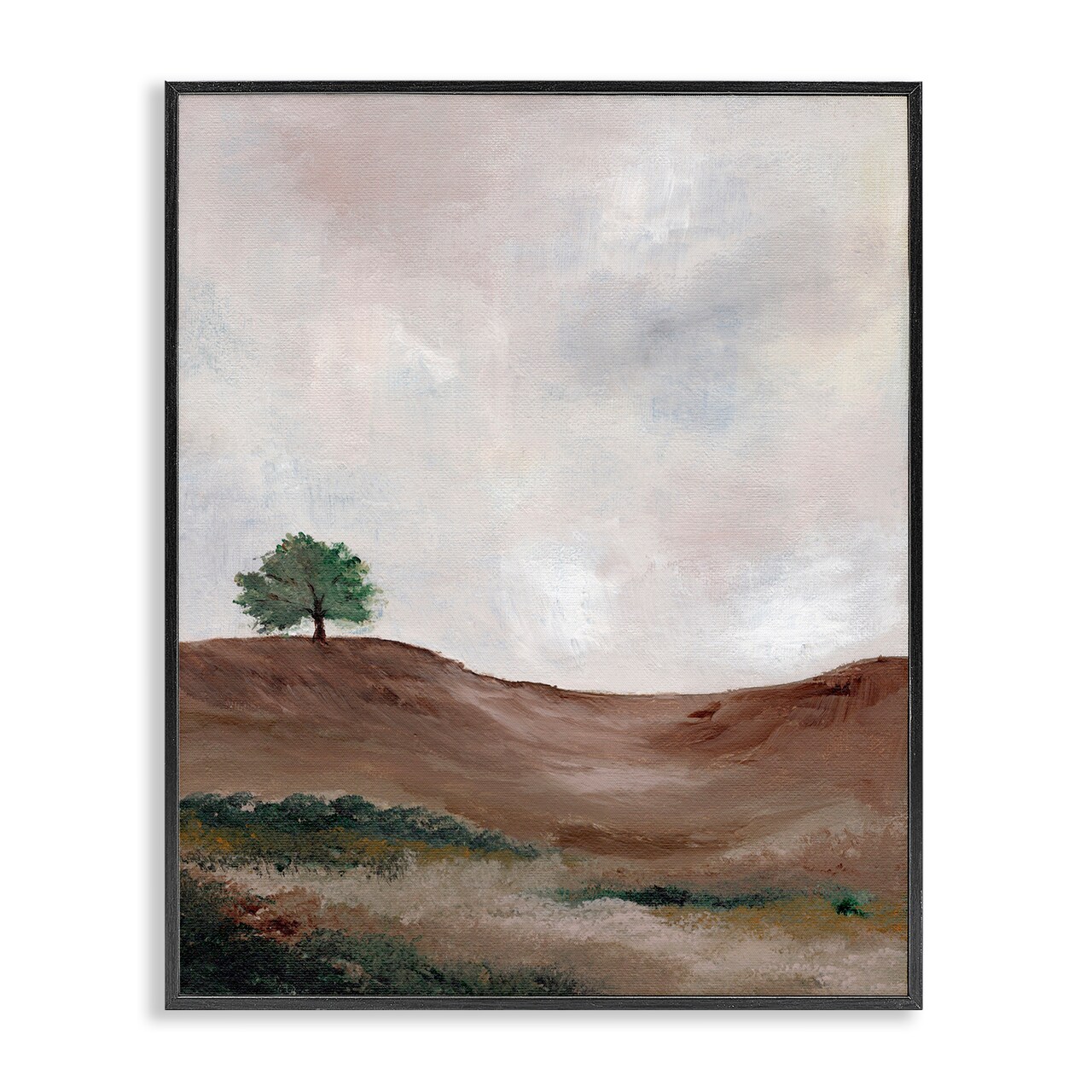 Stupell Industries Curving Desert Hill Framed Giclee Wall Art Design by Nikita Jariwala